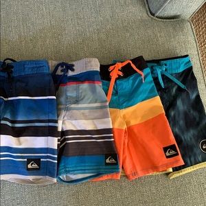 Boys Quiksilver Board Short Bundle all Sz4